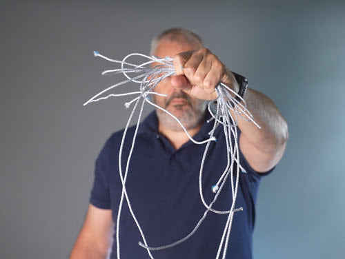 3 mm HMPE with Polyester Sheath and Blue Marker Thread — Breaking Strength Test