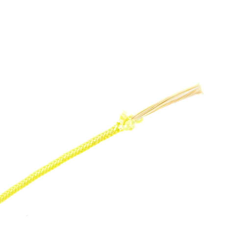 3 mm Kevlar Cord with Polyester Sheath – Black & Neon | Heat-Resistant Kernmantle