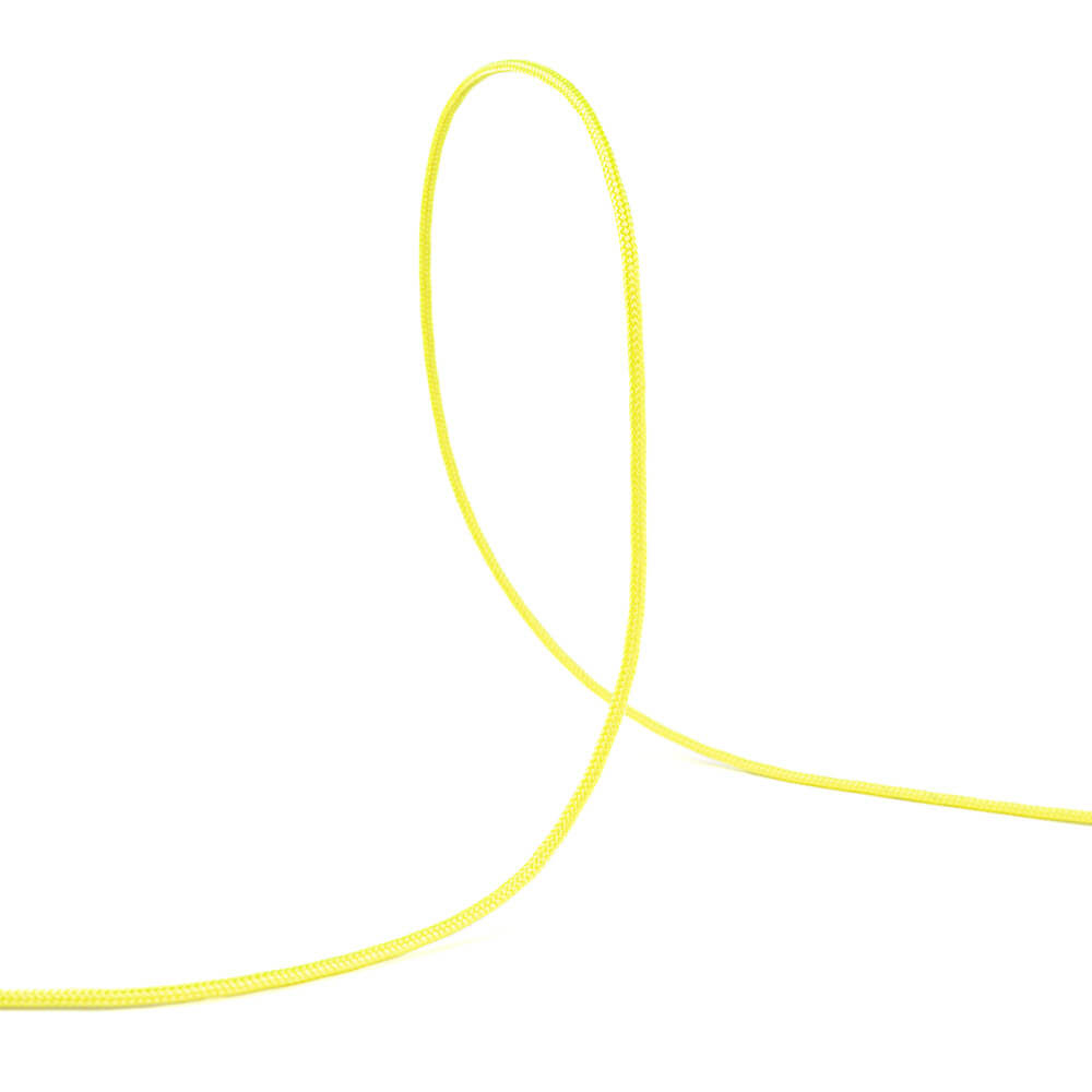 3 mm Kevlar Cord with Polyester Sheath – Black & Neon | Heat-Resistant Kernmantle