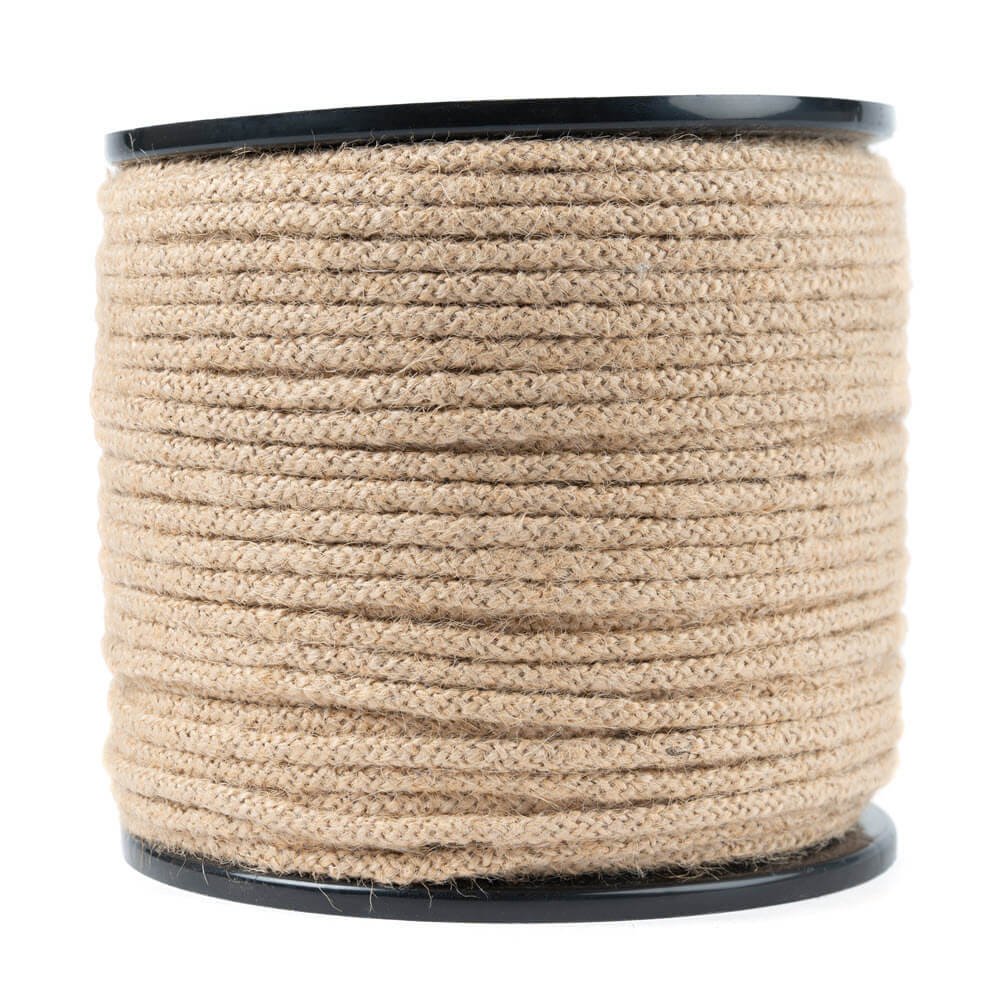 Braided Jute Rope 3 mm - 8 mm