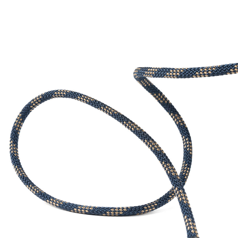 UHMWPE cord 5 mm diameter – navy/gold and ultra-strong