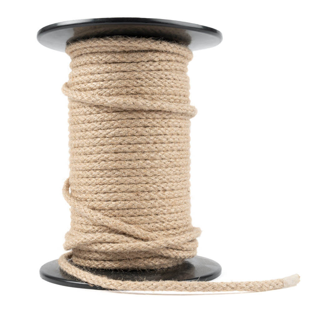 Braided Jute Rope 3 mm - 8 mm