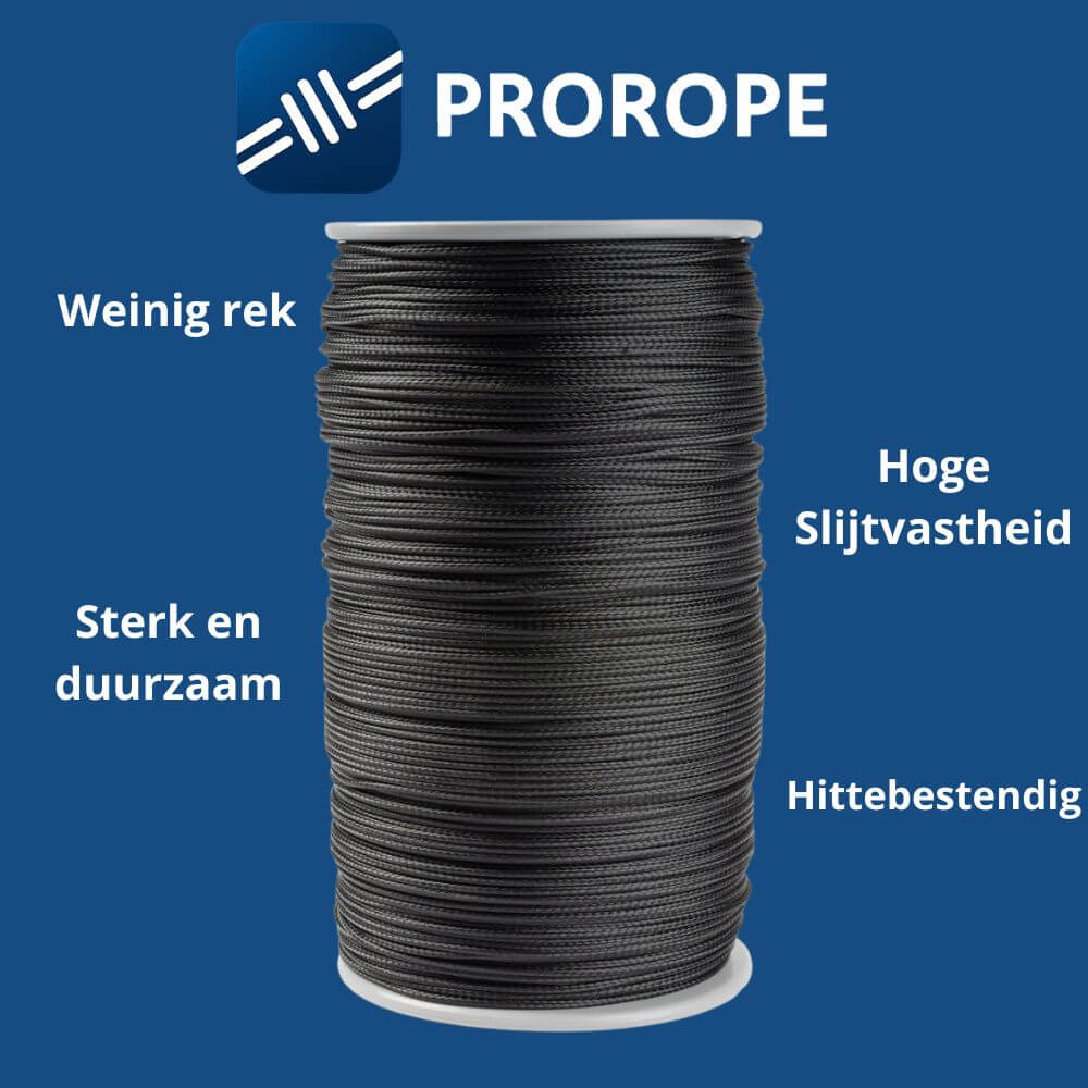 Kevlar 1,5 mm eigenschappen zoals hittebestendigheid
