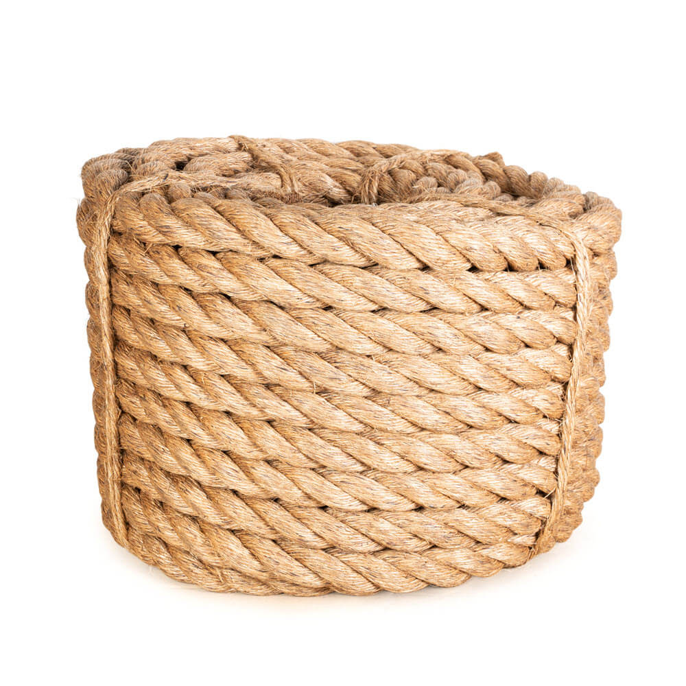 Manila rope 38 mm diameter coil 55 meters