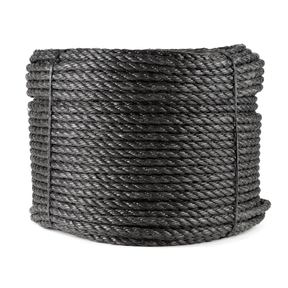 Polyprop rope black 4-40 mm