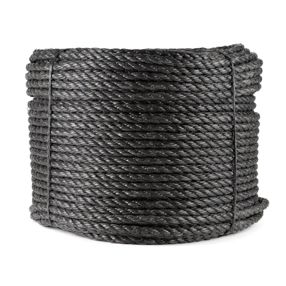 Polyprop rope black 4-40 mm