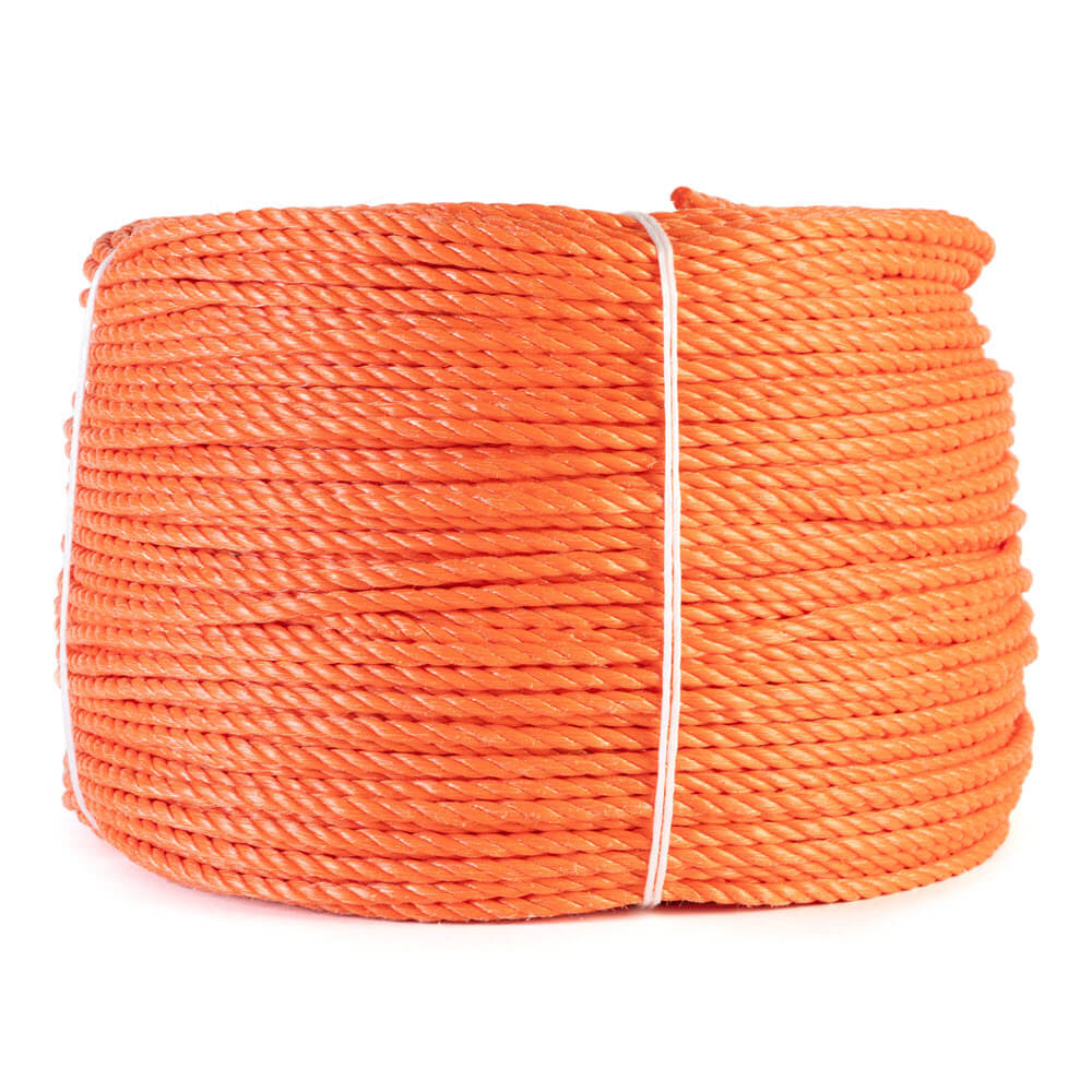 4 mm Polyprop rope orange