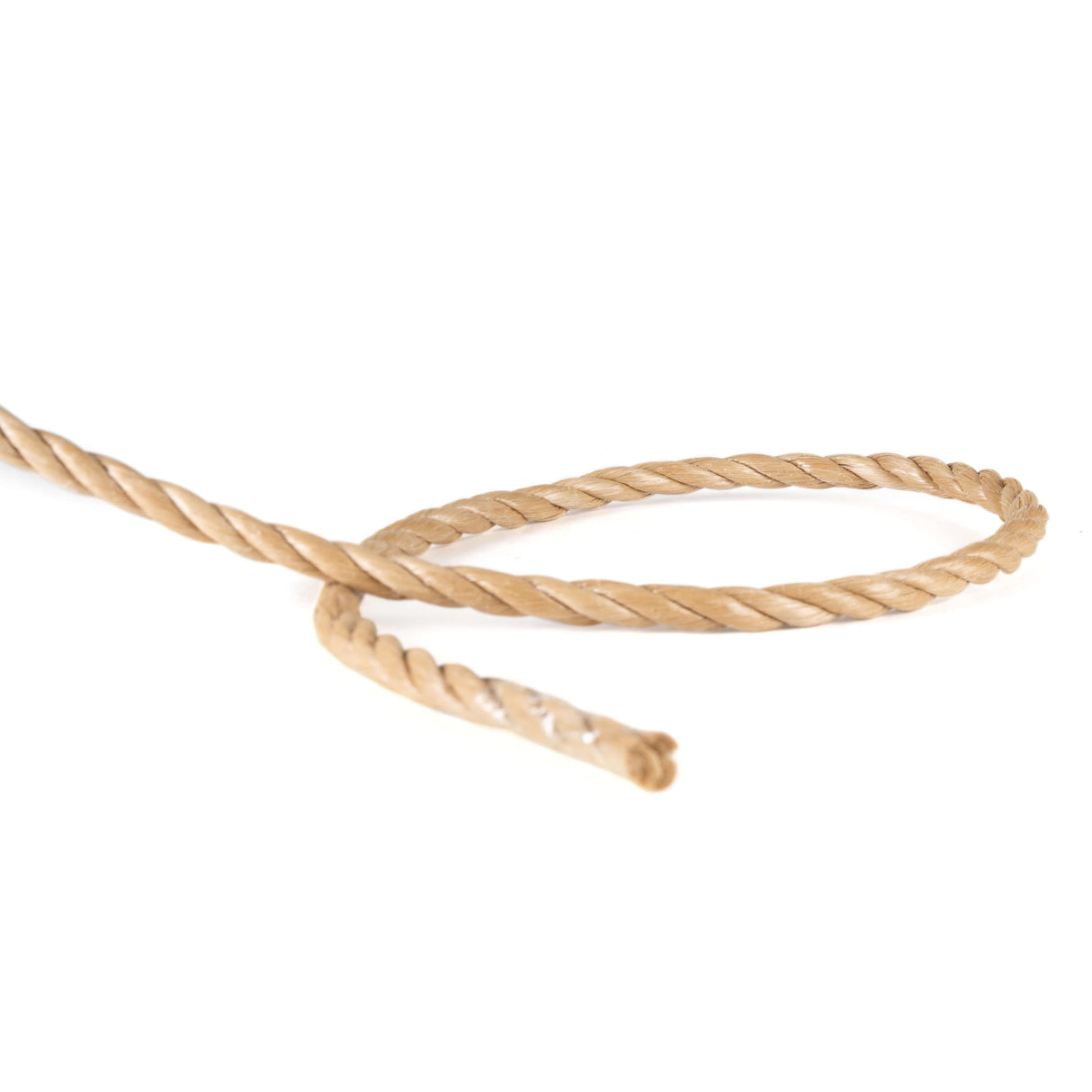 4mm Polyprop rope in manila/beige color