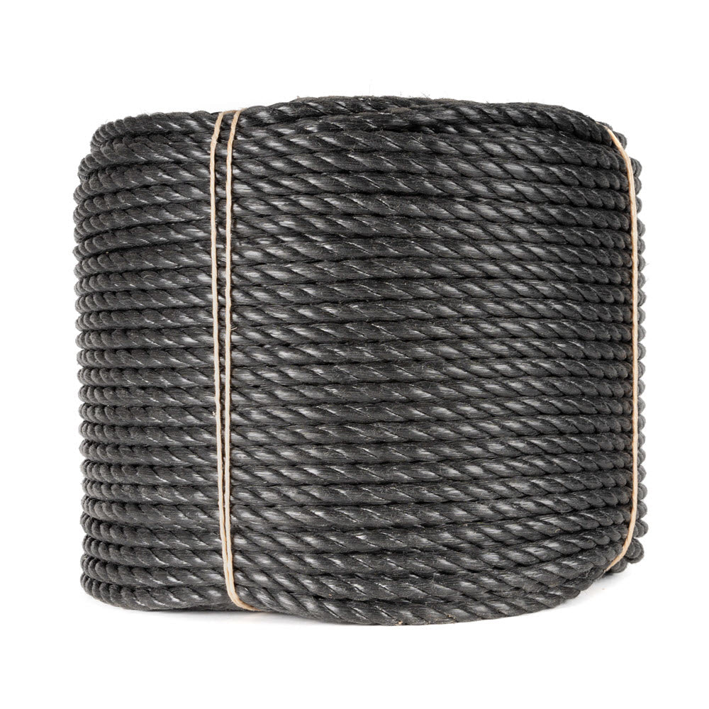Polyprop rope black 4-40 mm