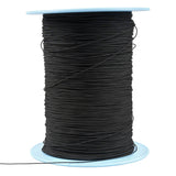 Dyneema cord thin 0.8 mm black with polyester sleeve