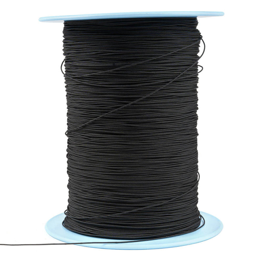0.8 mm Dyneema cord with black polyester cover for pleated blinds