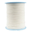Dyneema cord thin 0.9 mm white with polyester sleeve 