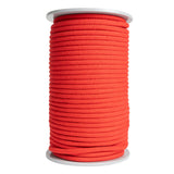 10 mm Braided Cotton Rope with Core | Black, Red & Ecru