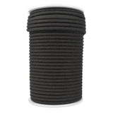 10 mm Braided Cotton Rope with Core | Black, Red & Ecru