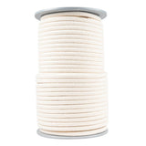 10 mm Braided Cotton Rope with Core | Black, Red & Ecru