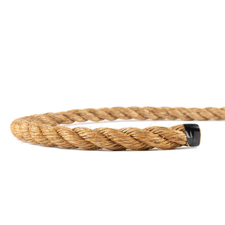 Manila rope 18 mm on a white background