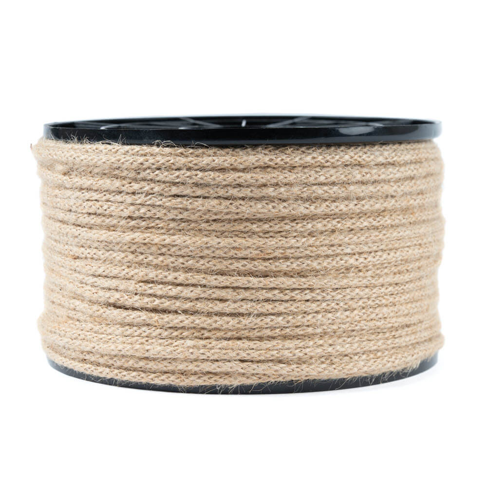 Braided Jute Rope 3 mm - 8 mm