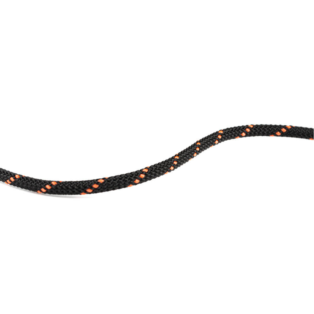 Polyester Paracord 4 mm Black per meter – extra strong and superior UV resistance