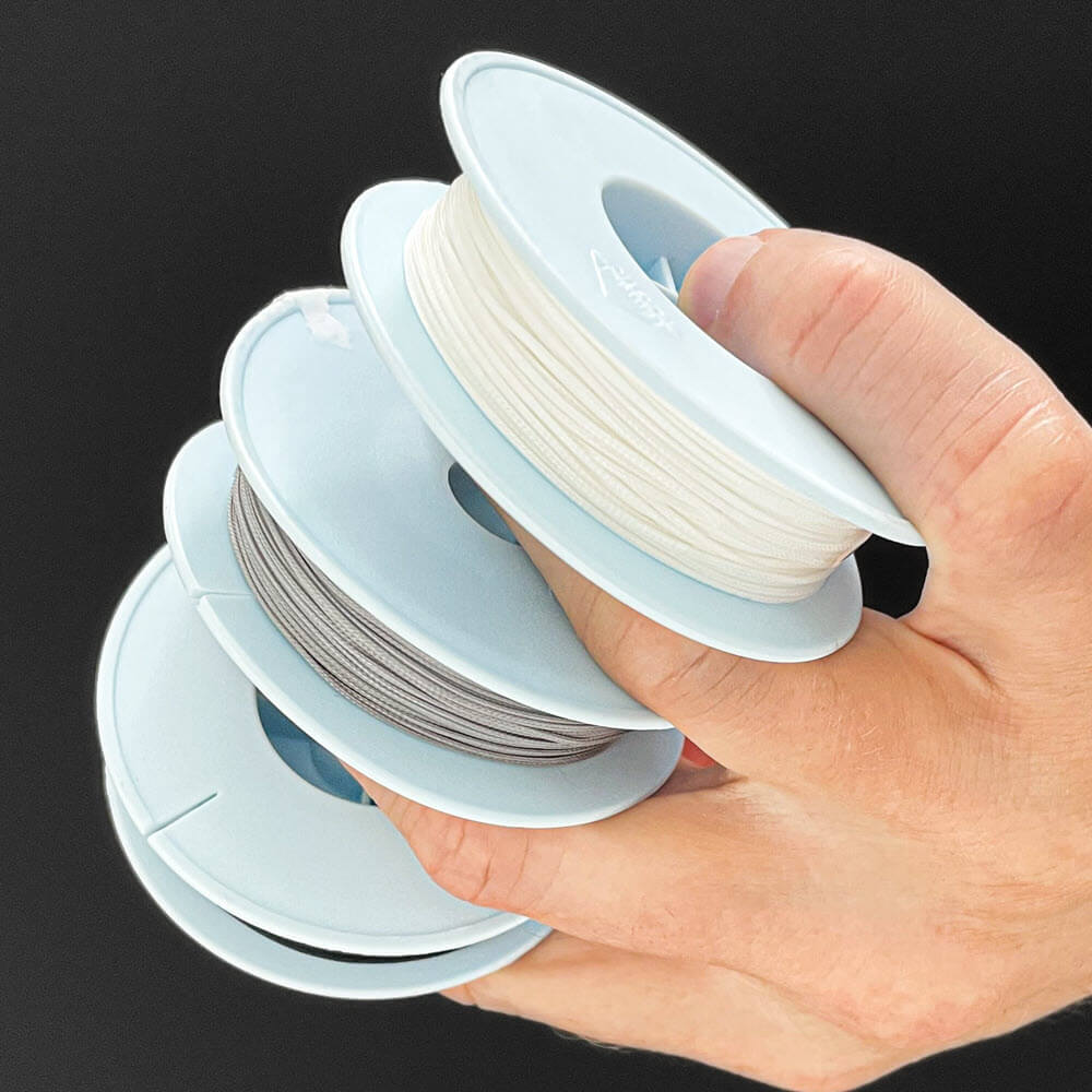 Prorope Polyesterkordel für Waben-/Plissee-Rollos – 0,8 mm x 50 m