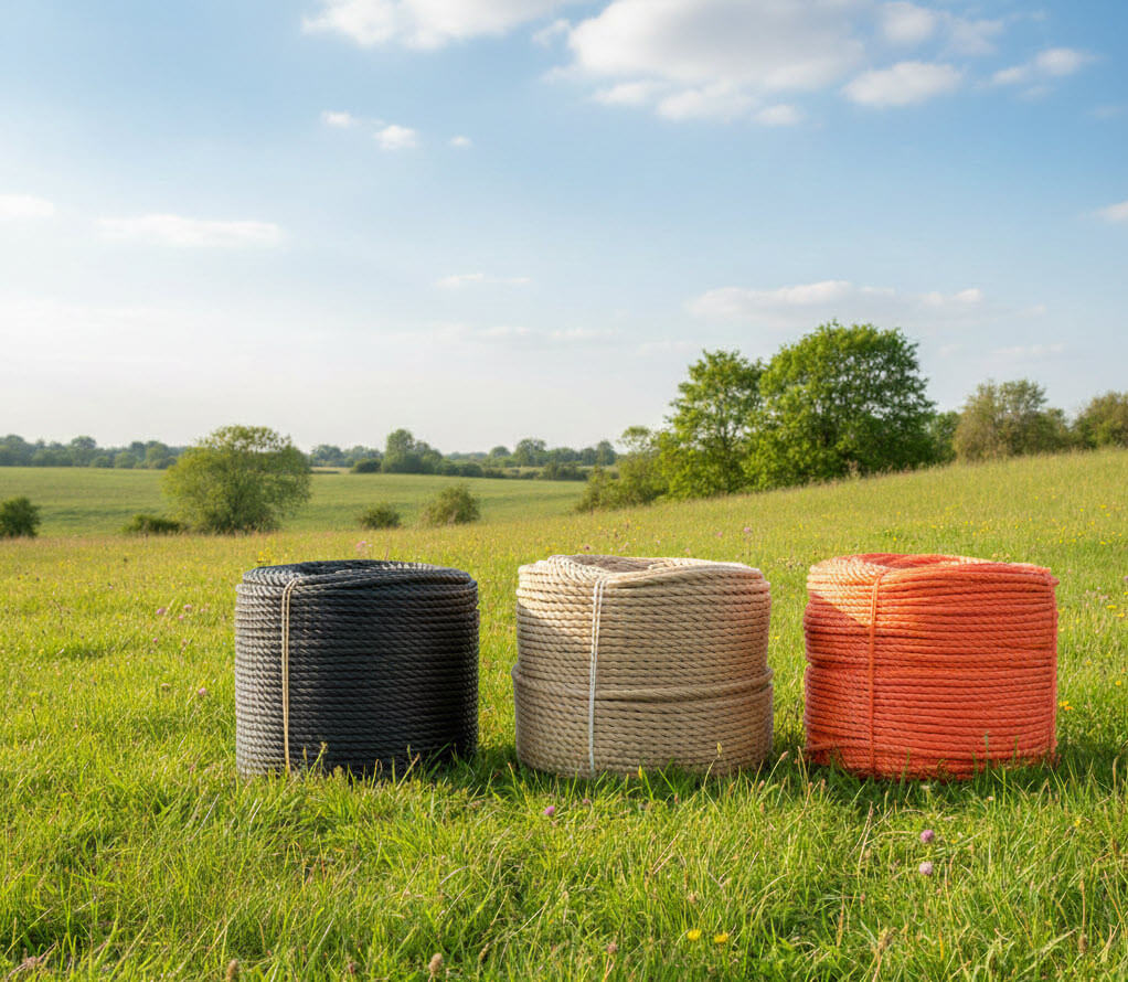 Polypropylenseil schwarz 4-40 mm