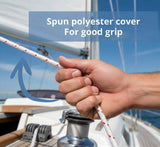 Multi-purpose, soft touch polyester Marine Rope 6 to 16 mm diameter for sheet line