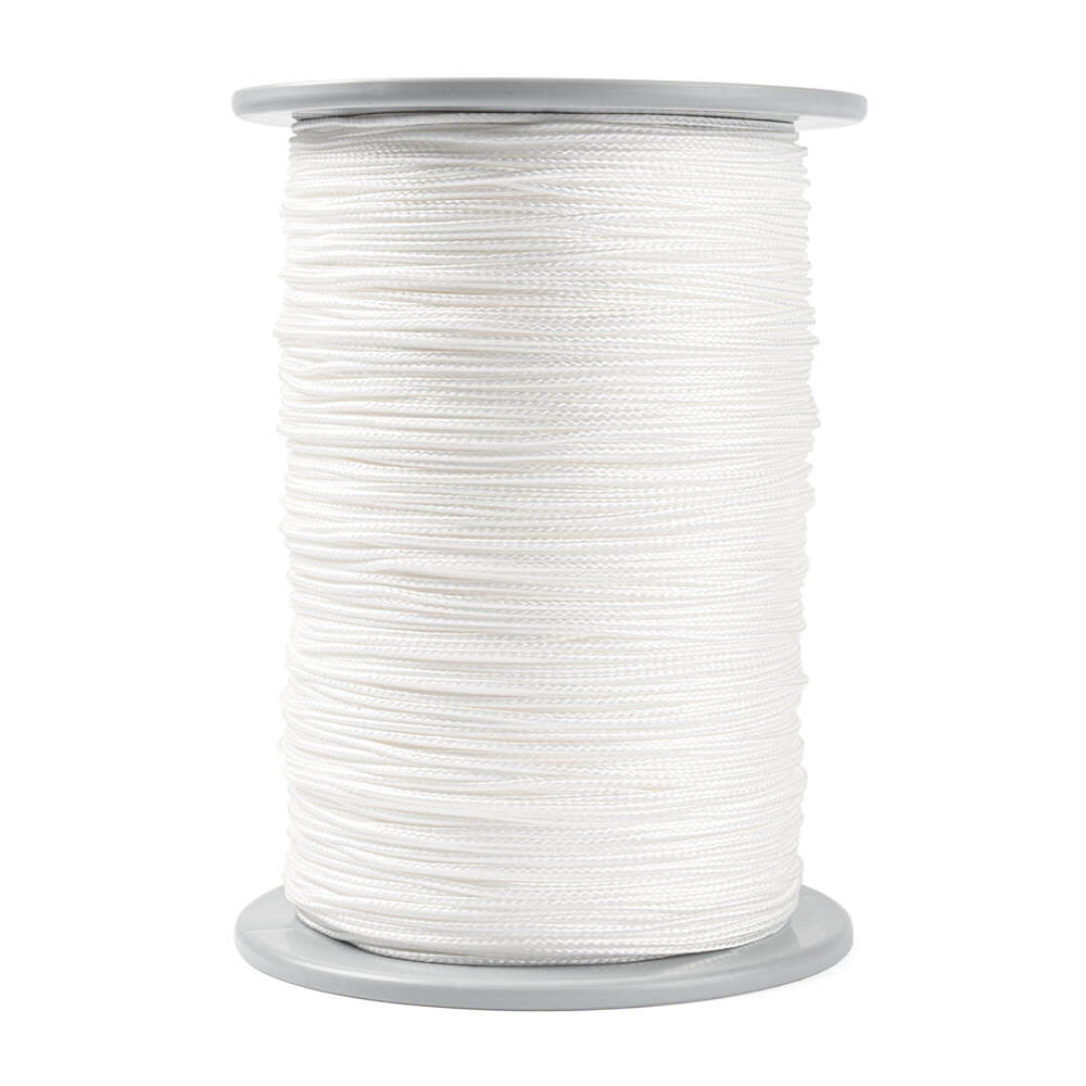 1,5 mm dünnes, hochfestes Dyneema-Seil in Weiß pro Meter