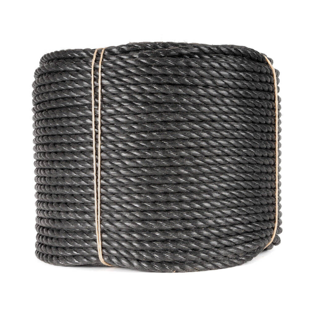 Polypropylene Rope Black 4 mm to 40 mm