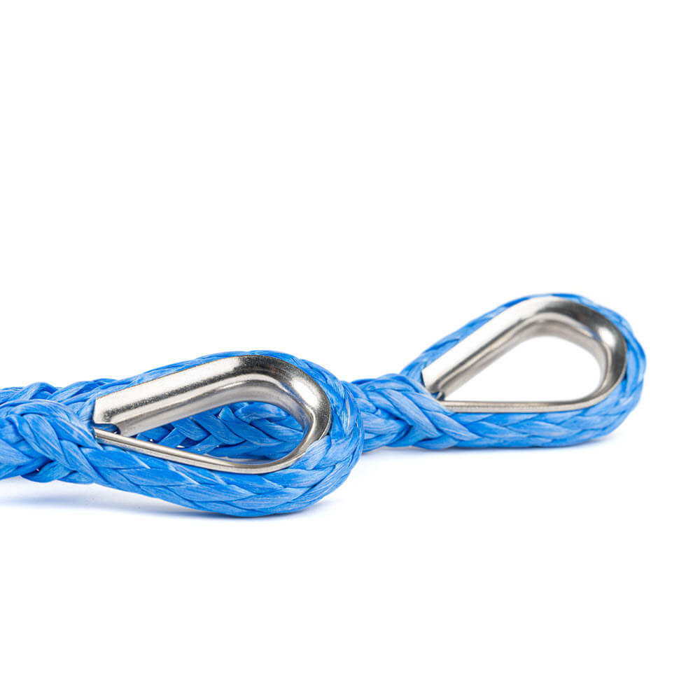 Prorope HMPE Winch Extension Line with Stainless Steel Eyes