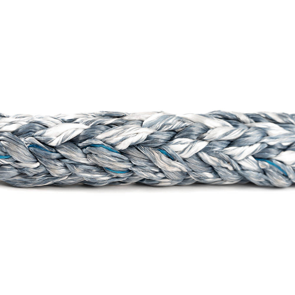 Dyneema rope 28 mm grey 90 ton