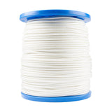 Braided polyester rope in white and black 1.5 mm to 12 mm